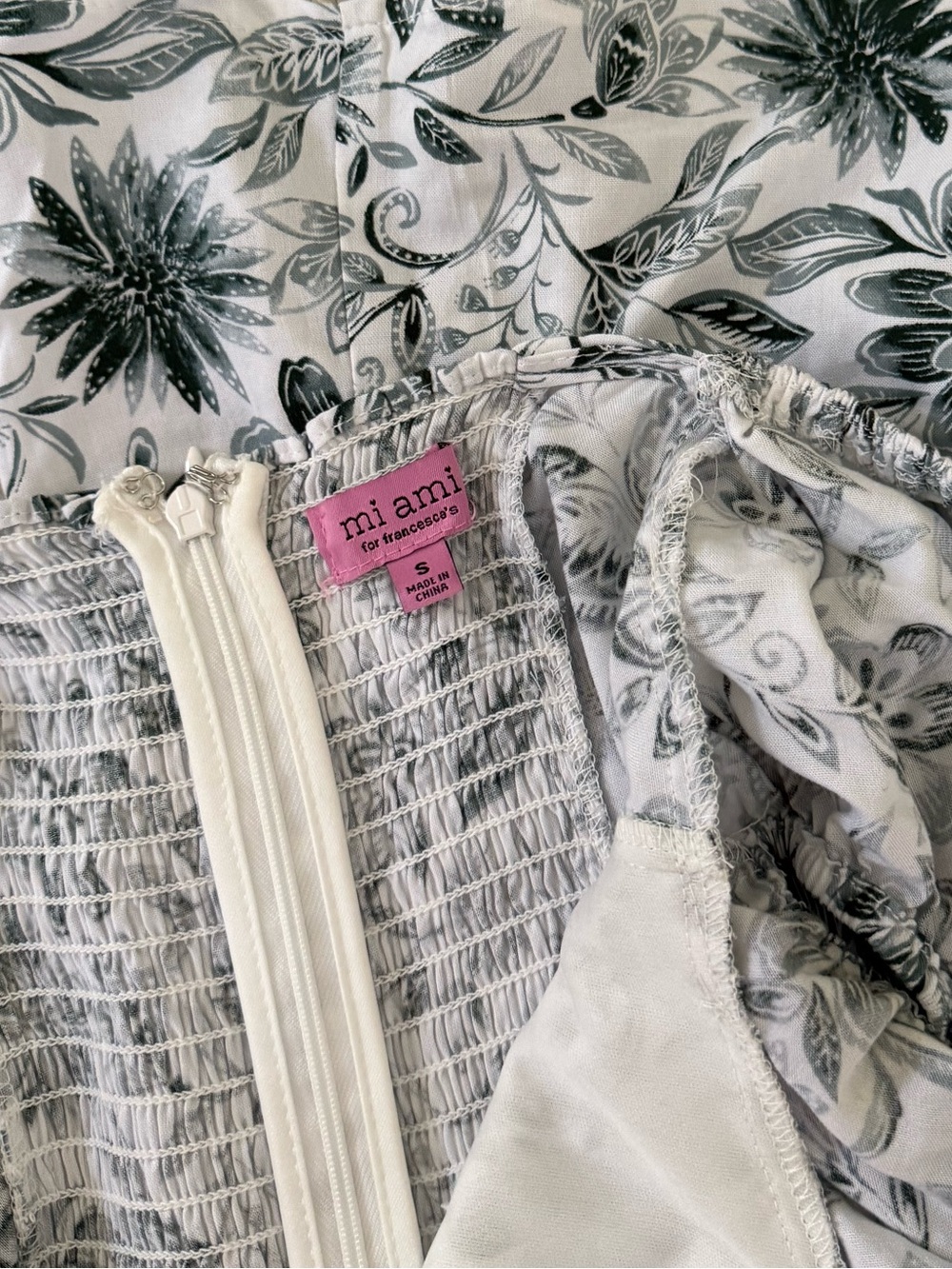 Boho Sage Floral Milkmaid Midi Dress - Picture 3 of 3